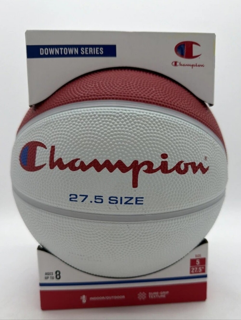 New Champion Downtown Series Basketball - Size 7 (29.5") Red/White/Blue